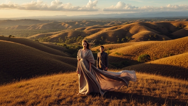 Outdoor Editorial Shoot at Sumba Savanna